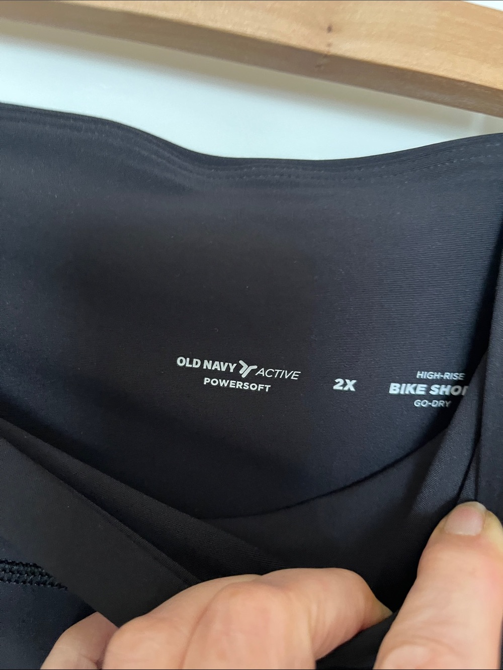 Old Navy Active Black High-Rise Bike Shorts size 2x - Picture 2 of 4